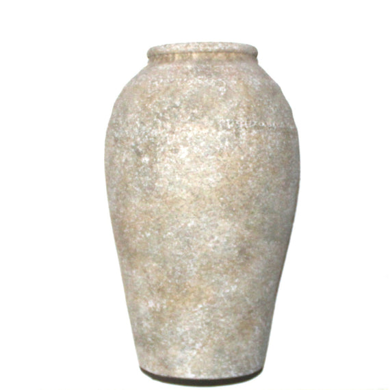 CM149 Textured Ceramic Vase 10.25" x 10.25" x 17"