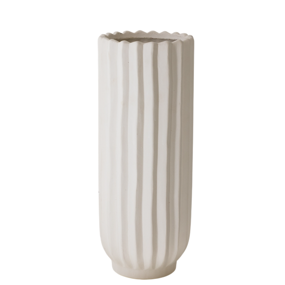 CM153 Polyresin Vase 5.5" x 5.5" x 14" PK 6