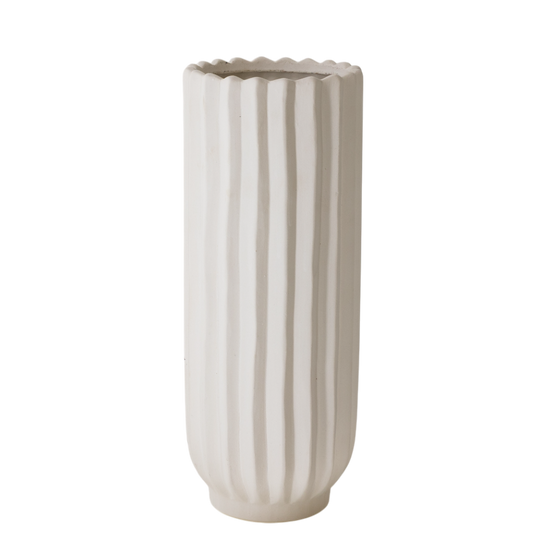 CM153 Polyresin Vase 5.5" x 5.5" x 14" PK 6