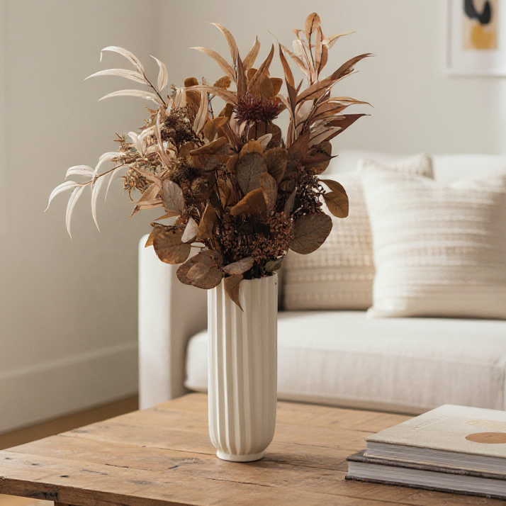 CM153 Polyresin Vase 5.5" x 5.5" x 14" PK 6