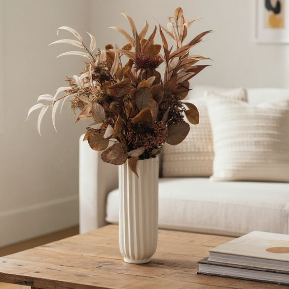 CM153 Polyresin Vase 5.5" x 5.5" x 14" PK 6