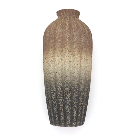 Tall Ribbed Vase Multi