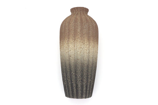 Tall Ribbed Vase Multi