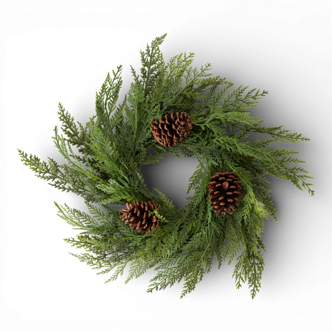 CP112  Cedar/Pinecone Accent Ring 6" PK4