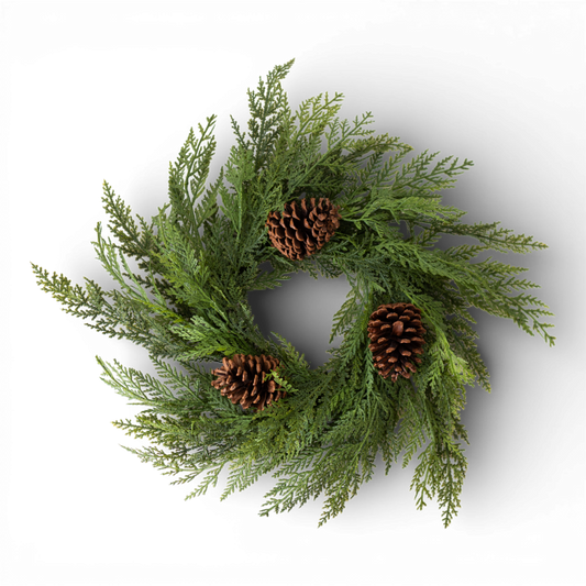 CP112  Cedar/Pinecone Accent Ring 6" PK4