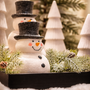 PN130 Dolomite Trees Cream 3.5" X 3.5" X 10", 4.25" X 4.25" X 13.5", 5" X 5" X 17"   Set of 3 PK1