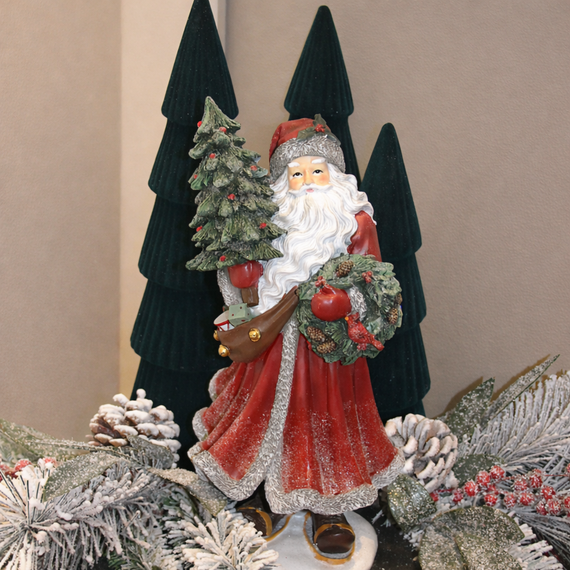 PN140 Dolomite Trees Green 3.5" X 3.5" X 10", 4.25" X 4.25" X 13.5", & 5" X 5" X 17",   Set of 3 PK1
