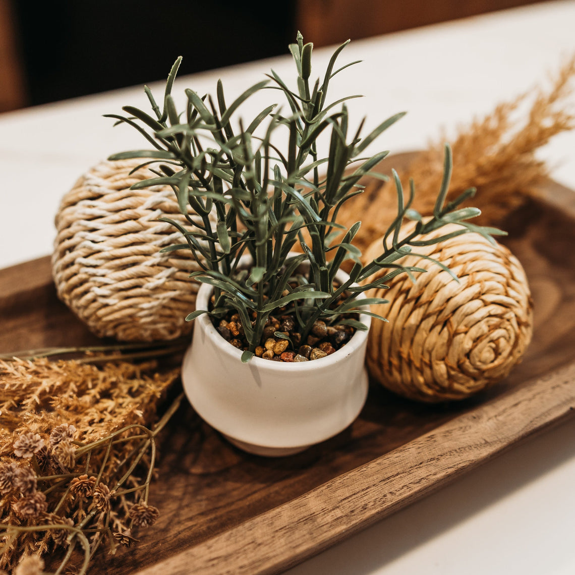 ORB101 Rattan Orb Natural - 4" PK 12