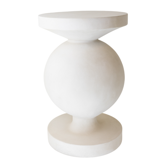 FN104 Side Table - Cream 17.25" x 17.25" x 26.75" PK 1