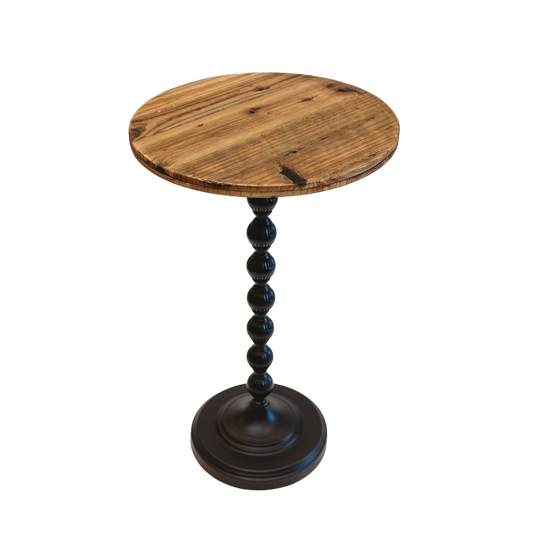 FN108 Wood/Iron Side Table 15.75" x 15.75" x 25.5" PK 2