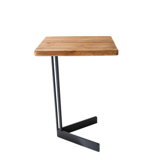 FN115 Wood/Metal Square Side Table 15.75" x 15.75" x 22.5" PK 1