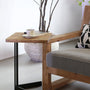 FN115 Wood/Metal Square Side Table 15.75" x 15.5" x 23" PK 1