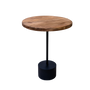 FN116 Wood/Metal Round Side Table 15.25 x 15.75" X 21" PK 1