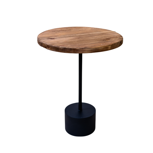 FN116 Wood/Metal Round Side Table 15.75 x 19.75" PK 1