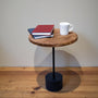 FN116 Wood/Metal Round Side Table 15.25 x 15.75" X 21" PK 1