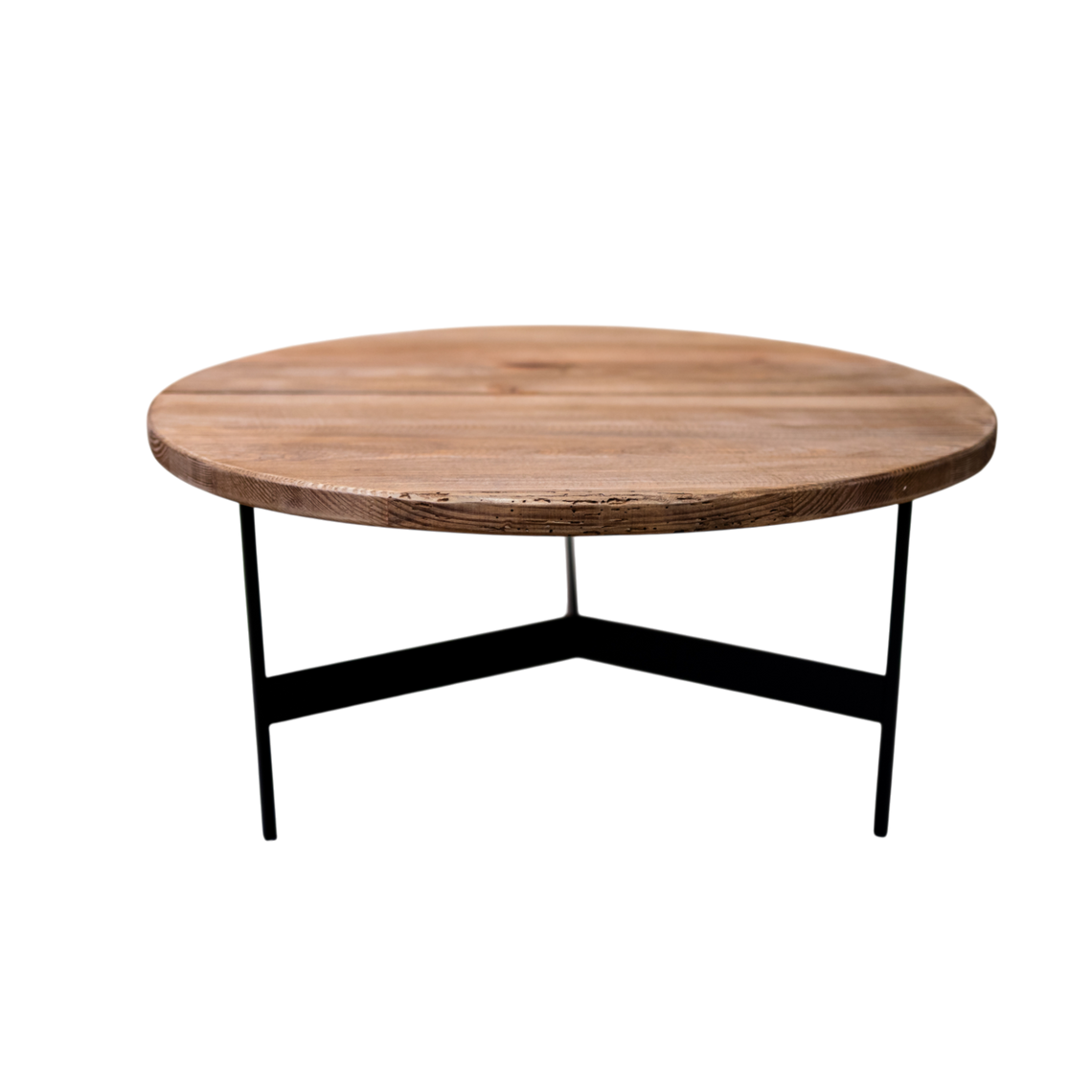 FN117 Recycled Pine/Iron Table 27" x  27.5" X 13.25" PK 1