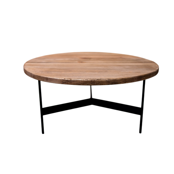 FN117 Recycled Pine/Iron Table 27" x  27.5" X 13.25" PK 1