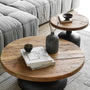 FN120 Recycled Pine/Iron Coffee Table 35" X 35" X 13" PK 1
