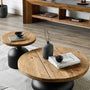 FN120 Recycled Pine/Iron Coffee Table 35" X 35" X 13" PK 1