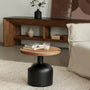 FN119 Recycled Pine/Iron Mini Coffee Table 19.25" X 19.25" X 17.5" PK 1