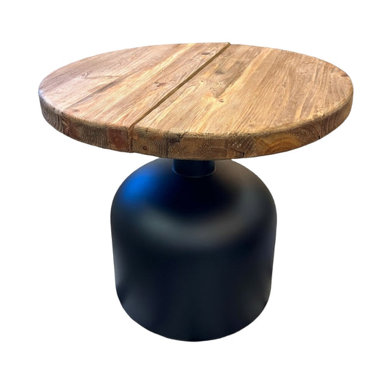 FN119 Recycled Pine/Iron Mini Coffee Table 19.25" X 19.25" X 17.5" PK 1
