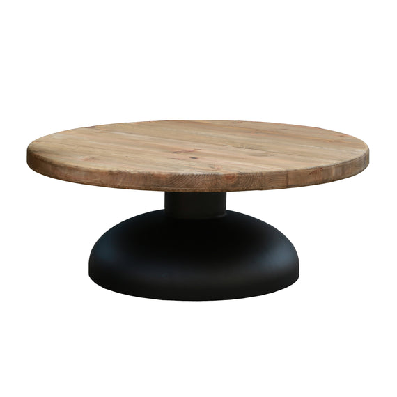 Recycled Pine/Iron Coffee Table 35.5" x 13.75"