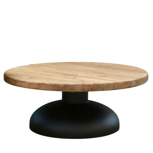 FN120 Recycled Pine/Iron Coffee Table 35.5" x 11.75" PK 1