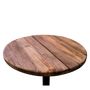 FN121 Recycled Pine/Iron Mini Coffee Table 17.25" x 17.75" x  20" PK 1