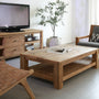 FN124 Wood Rectangle Coffee Table 4'7" x 31" x 16.5" PK 1