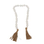 Wood Bead Garland w/Tassel