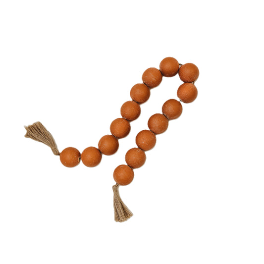 Metal Bead Garland w/Tassel