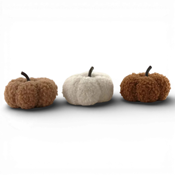 HN102  Pumpkins 2.75" x 2.75" x 2", Set of 3 PK12