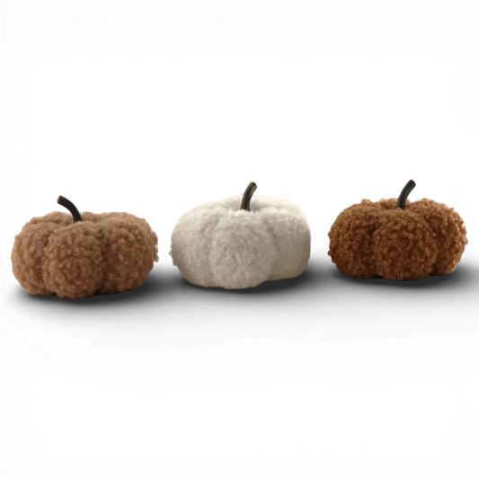 HN102  Pumpkins 2.75" x 2.75" x 2", Set of 3 PK12