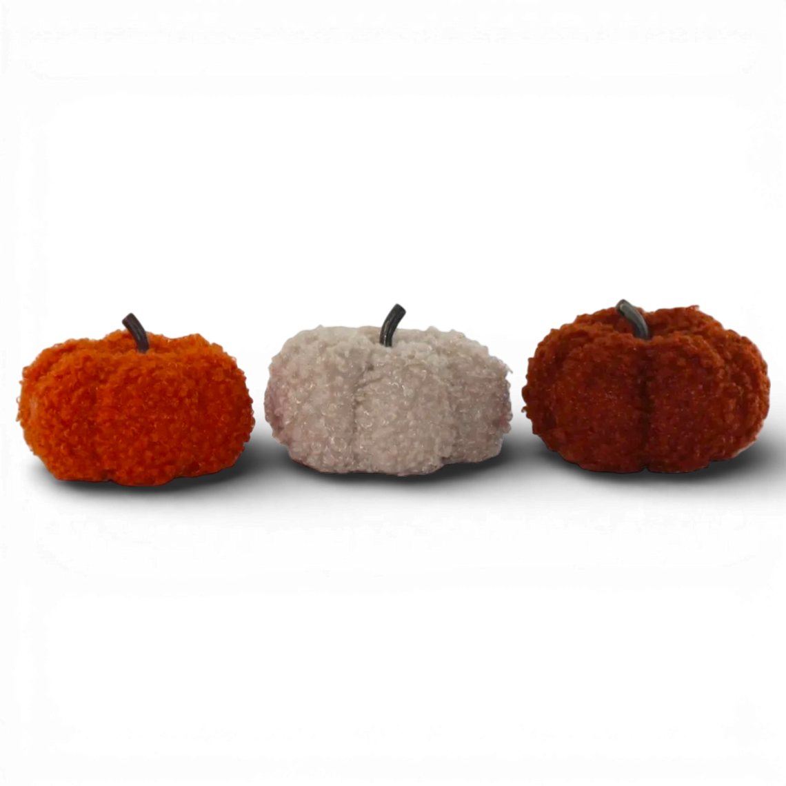 HN103  Pumpkin 2.75" x 2.75" x 2", Set of 3 PK12