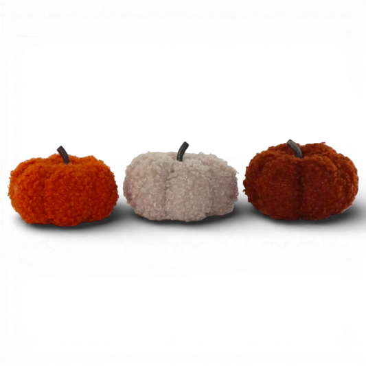 HN103  Pumpkin 2.75" x 2.75" x 2", Set of 3 PK12