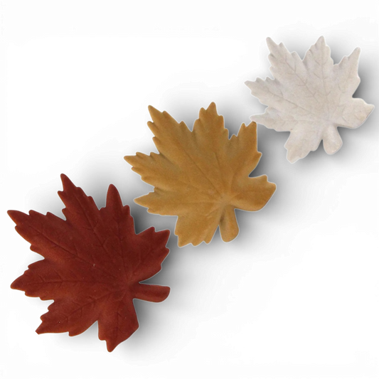 HN106 Dolomite Leaves 7" x 2.25" x 6.5", 6" x 1.75" x 5.75", & 5" x 1.5" x 4.75", Set of 3 PK2
