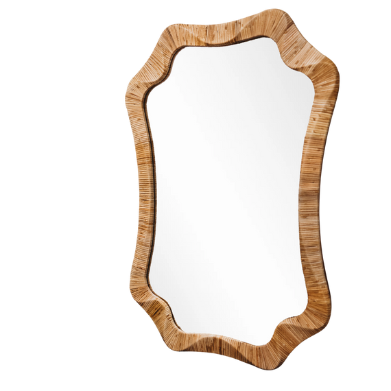 MIR100 Rattan Mirror 24" x 1.25"x 34.5" PK 1