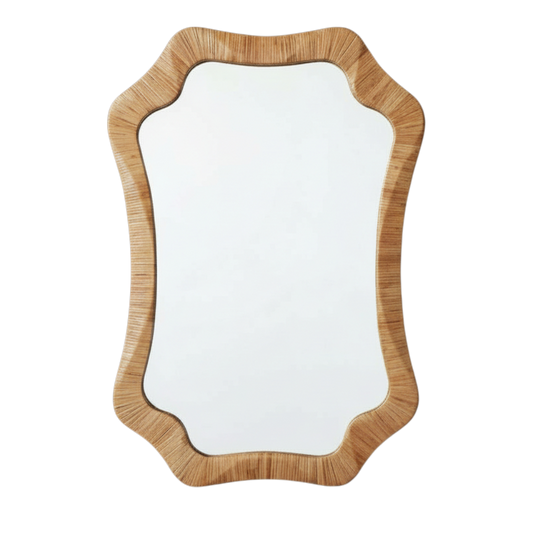 MIR100 Rattan Mirror 24" x 1.25"x 34.5" PK 1