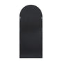 Arched Floor Mirror Black