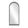 Arched Floor Mirror Black