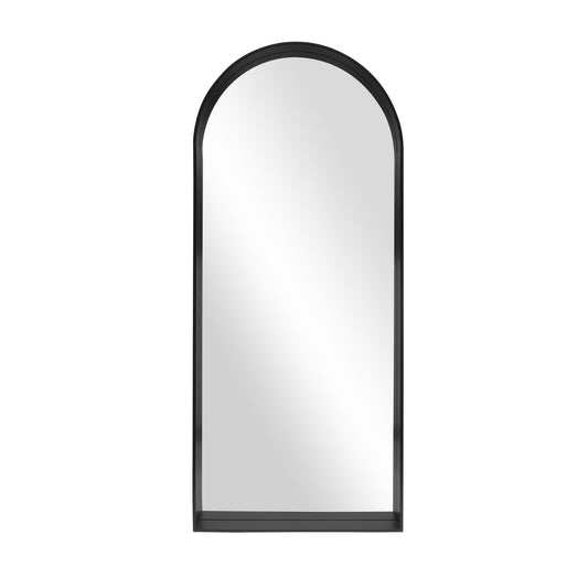Arched Floor Mirror Black