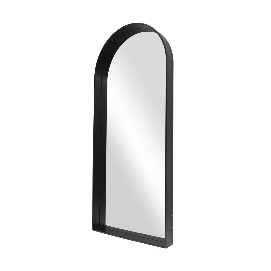 Arched Floor Mirror Black