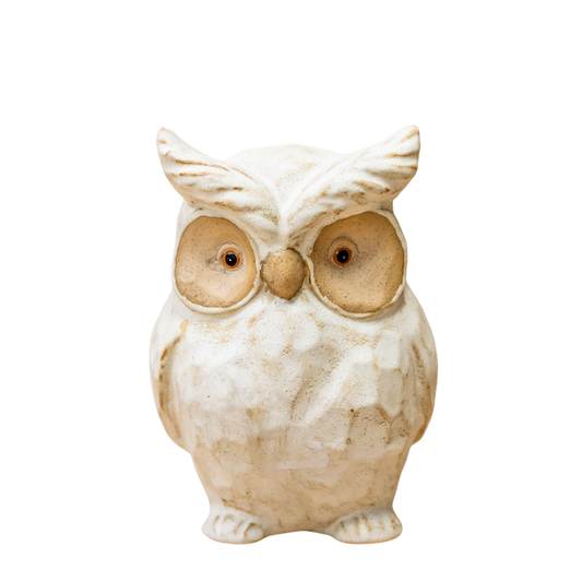 N105 Ceramic Owl 7.25" x 5.25" x 10.25"H PK 2