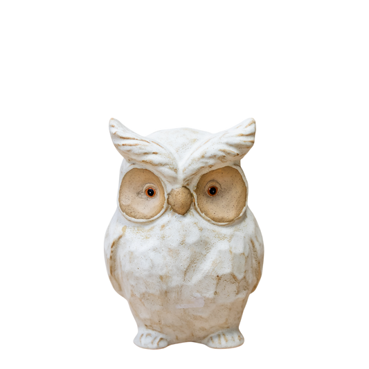 N106 Ceramic Owl 6" x 4.75" x 8.5"H PK 2