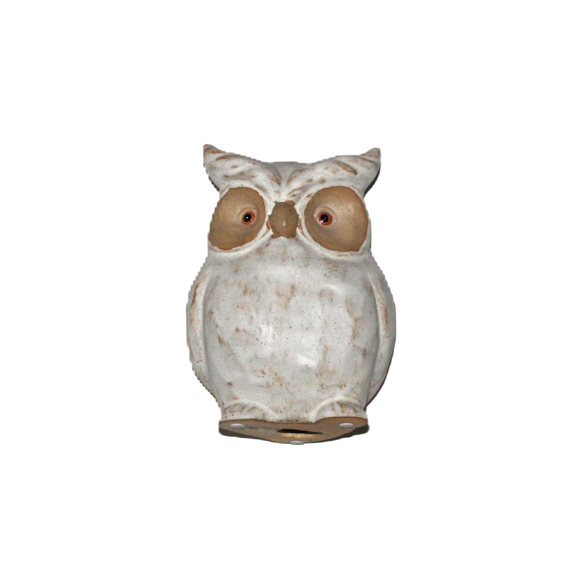 N106 Ceramic Owl 6" x 4.75" x 8.5"H