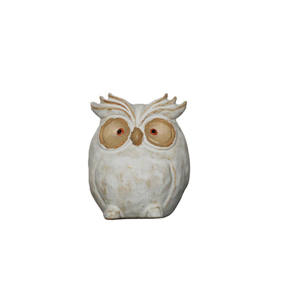 N107 Ceramic Owl 6.75" x 5.25" x 8"H