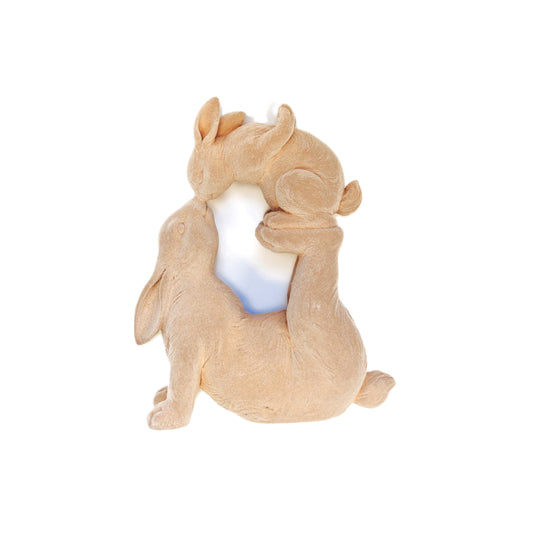 Ceramic Flocked Rabbit/Bunny