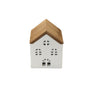N112 LED Ceramic/Wood House 6.75" x 3.25" x 6.25" PK 4