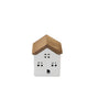 N113 LED Ceramic/Wood House 3.25" x 2" x 4.5" PK 4
