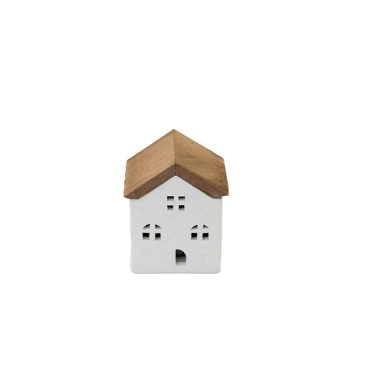 Ceramic/Wood House 4.5"